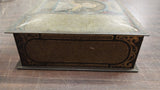 Vtg Whitmans 1920s Candy Metal Tin Trinket Nouveau Mosaic Salmagundi Art