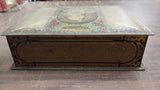 Vtg Whitmans 1920s Candy Metal Tin Trinket Nouveau Mosaic Salmagundi Art