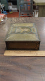 Vtg Whitmans 1920s Candy Metal Tin Trinket Nouveau Mosaic Salmagundi Art