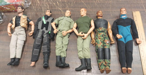 1990s Vtg Hasbro Action Figure Lot GI Joe Action Man Pawtucket Mility Ultra Corp