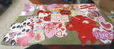 Valentine's Day 26 Pcs Decoration Lot Hanging Plastic Paper Party Holiday