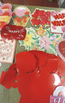 Valentine's Day 26 Pcs Decoration Lot Hanging Plastic Paper Party Holiday