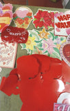 Valentine's Day 26 Pcs Decoration Lot Hanging Plastic Paper Party Holiday