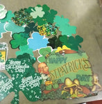 St.Patricks Day Huge Lot of Hanging Decorations Shamrock Green Leprechaun Holida