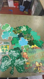 St.Patricks Day Huge Lot of Hanging Decorations Shamrock Green Leprechaun Holida