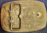 VTG 1970s Lectra Haul Unit Rig Heavy Equipment Co Dump Truck Belt Buckle Cat