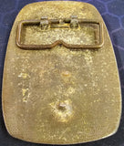 VTG 1970s Lectra Haul Unit Rig Heavy Equipment Co Dump Truck Belt Buckle Cat
