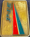 VTG 1980s PIE Nationwide Trucking Ryder Truck Semi Driver Trucker Belt Buckle