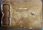 VTG 1980s PIE Nationwide Trucking Ryder Truck Semi Driver Trucker Belt Buckle