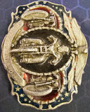 VTG 1987 Bergamot Live to Ride Motorcycle Harley Chopper Shovelhead Belt Buckle