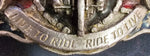 VTG 1987 Bergamot Live to Ride Motorcycle Harley Chopper Shovelhead Belt Buckle