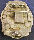 VTG 1987 Bergamot Live to Ride Motorcycle Harley Chopper Shovelhead Belt Buckle