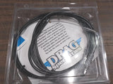 52' Black Throttle Cables Harley Softail Dyna Sportster Touring Ape Hanger Exten