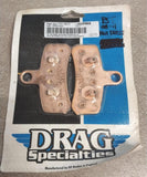 NOS Drag Specialties Sintered Brake Pads Harley Motorcycle 1721-0813 Durable