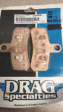 NOS Drag Specialties Sintered Brake Pads Harley Motorcycle 1721-0813 Durable