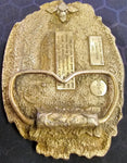 VTG 1981 Bergamot Brass Works Saddle Bronc Rodeo Ranch Cowboy Belt Buckle
