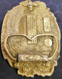 VTG 1981 Bergamot Brass Works Saddle Bronc Rodeo Ranch Cowboy Belt Buckle