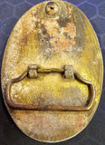 VTG "Keep on Trucking" Tanker Trucking Semi Truck Driver Brass Oval Belt Buckle