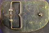 VTG 1970s Raleigh Lights Brass Belt Buckle Semi Truck Tractor Trailer Trucker