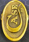 Embossed Oval Zinc Alloy Brass CASE XX Logo Belt Buckle W.R. Case and Sons