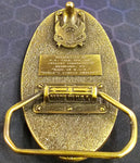 Embossed Oval Zinc Alloy Brass CASE XX Logo Belt Buckle W.R. Case and Sons