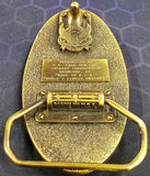 Embossed Oval Zinc Alloy Brass CASE XX Logo Belt Buckle W.R. Case and Sons