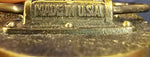 Embossed Oval Zinc Alloy Brass CASE XX Logo Belt Buckle W.R. Case and Sons