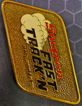 VTG 1992 Snap-On Tools Full Throttle Belt Buckle Solid Brass Race Car Hot Rod