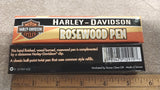 1997 Harley Davidson Rose Wood Pen Xonex Cleavland Ohio Classic Ball-Point Twist