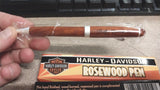 1997 Harley Davidson Rose Wood Pen Xonex Cleavland Ohio Classic Ball-Point Twist