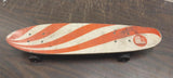 Vtg Trio Sports Inc Candy Swirl Retro Mini Skateboard 25" 1970's Sport Street
