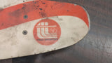 Vtg Trio Sports Inc Candy Swirl Retro Mini Skateboard 25" 1970's Sport Street