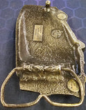 VTG 1978 Pewter Bergamot Brass Works City Bus Belt Buckle Made in USA Advertisin