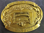 VTG 1993 Limited Edition Kessler American Whiskey Pennsylvania Brass Belt Buckle