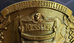 VTG 1993 Limited Edition Kessler American Whiskey Pennsylvania Brass Belt Buckle