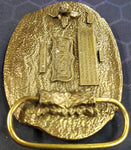 VTG 1993 Limited Edition Kessler American Whiskey Pennsylvania Brass Belt Buckle