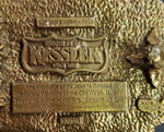 VTG 1993 Limited Edition Kessler American Whiskey Pennsylvania Brass Belt Buckle