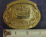 VTG 1993 Limited Edition Kessler American Whiskey Pennsylvania Brass Belt Buckle