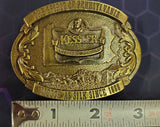 VTG 1993 Limited Edition Kessler American Whiskey Pennsylvania Brass Belt Buckle