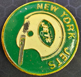 VTG 1971 New York Jets Pro Football NFL Properties INC Metal Belt Buckle