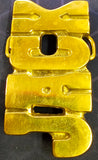 VTG 1970s Solid Brass "JACK" Belt Buckle Western Southwest Country Made in USA