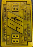 VTG 1988 XXIV Olympiad Seoul, Korea USA Shooting Team Brass Belt Buckle