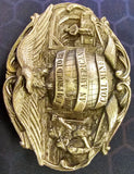 VTG 1986 Bergamot Brass Works "Proud To Be An American Coal Miner" Belt Buckle