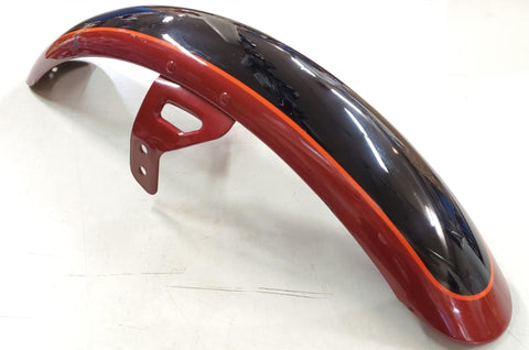Black Crimson Red Sunglo??? Harley Super Glide Low Rider Street Bob FRONT FENDER