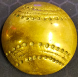 VTG Solid Brass Round Baseball Engraved Belt Buckle Sports American