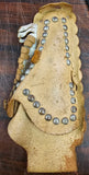 VTG Deputy Leather Toy Holster Metal Cap Gun Girls Boys Circle K Western Cowboy