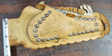 VTG Deputy Leather Toy Holster Metal Cap Gun Girls Boys Circle K Western Cowboy