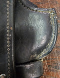 VTG Pre 1950 HH Heiser Maker Denver Colo. Black Leather Handgun Holster