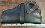 VTG Pre 1950 HH Heiser Maker Denver Colo. Black Leather Handgun Holster