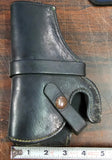 VTG Pre 1950 HH Heiser Maker Denver Colo. Black Leather Handgun Holster